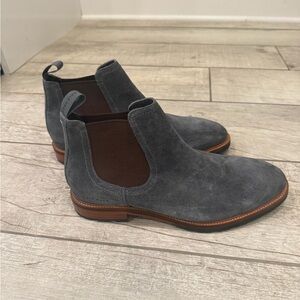 COLE HAAN SUEDE CHELSEA BOOTS | worn once